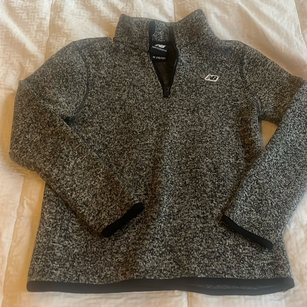 New Balance fleece pullover - like new/excellent condition M (10-12)